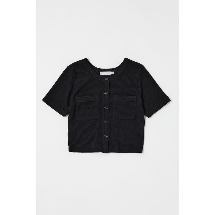 BOUCLE TWEED ハーフスリーブカーディガン | MOUSSY OUTLET | 詳細画像5 