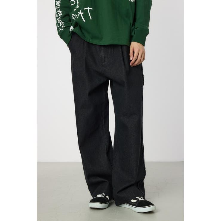 フリンジストレートデニムパンツ | RODEO CROWNS WIDE BOWL | 詳細画像1 