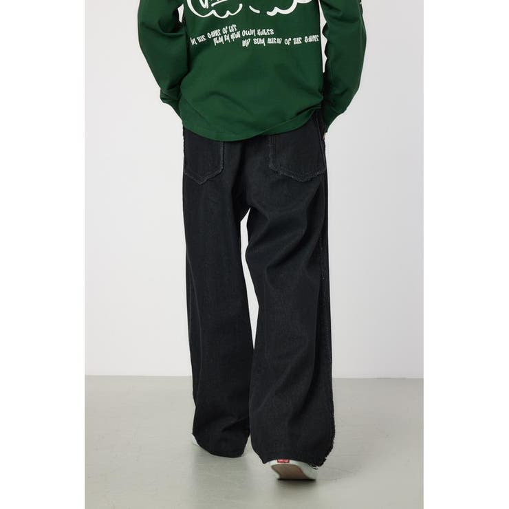 フリンジストレートデニムパンツ | RODEO CROWNS WIDE BOWL | 詳細画像4 