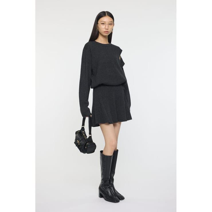 TIED RIBBON セーター & ミニスカート | MOUSSY OUTLET | 詳細画像18 