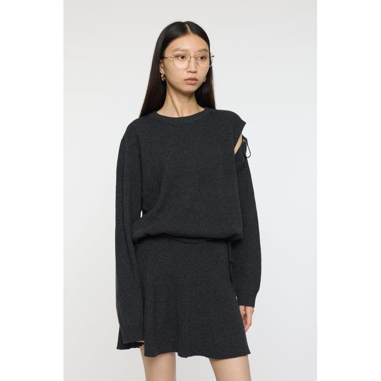 TIED RIBBON セーター & ミニスカート | MOUSSY OUTLET | 詳細画像20 