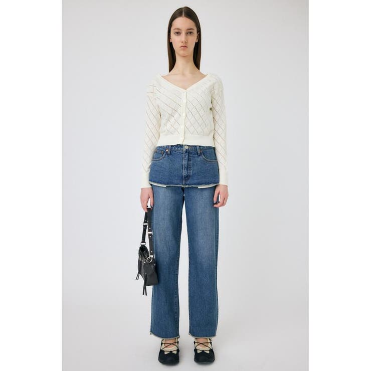EYELET ニットカーディガン | MOUSSY OUTLET | 詳細画像3 