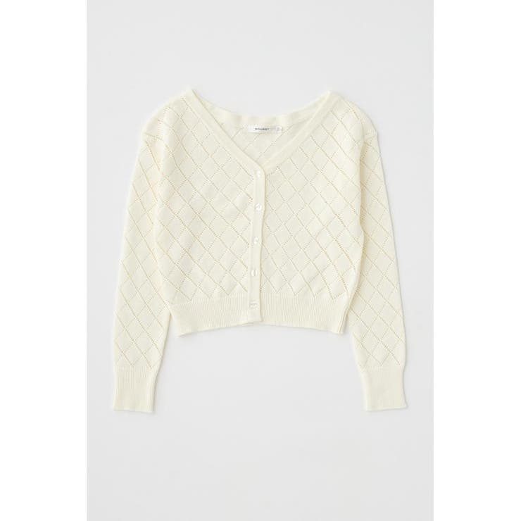 EYELET ニットカーディガン | MOUSSY OUTLET | 詳細画像6 