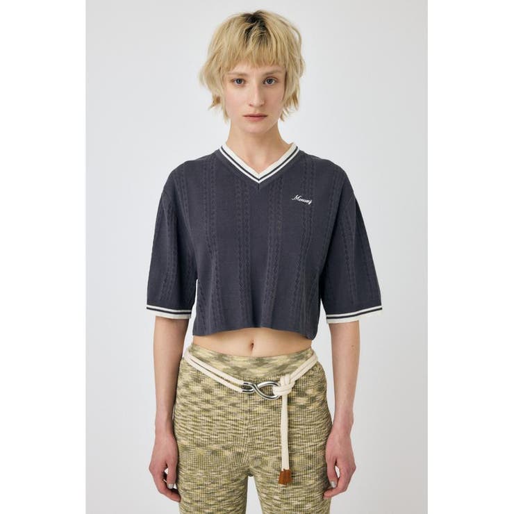 MOUSSY CROPPED KNIT Tシャツ | MOUSSY OUTLET | 詳細画像18 