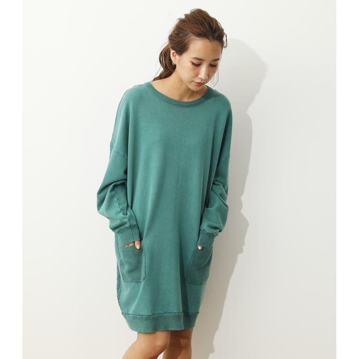 ドッキング加工ニットワンピース[品番：BJLW0002271]｜RODEO