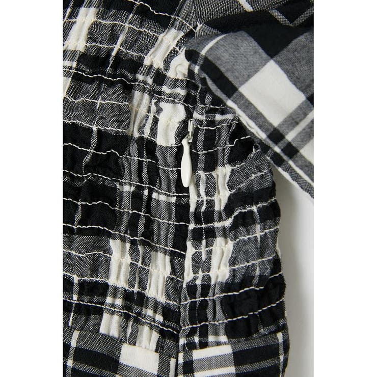 PUFF SLEEVE CHECK ドレス[品番：BJLW0022247]｜MOUSSY OUTLET