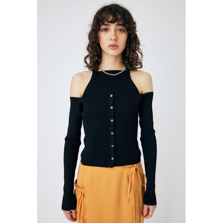 OFF SHOULDER カーディガン＆キャミセット[品番：BJLW0025486]｜MOUSSY
