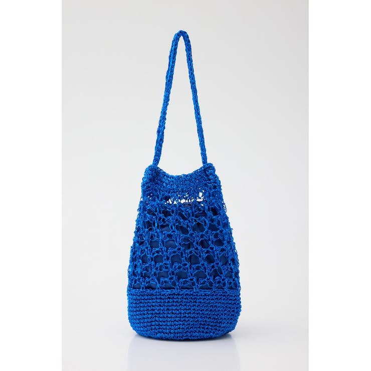 BLU | メタリック編み込みバッグ | RODEO CROWNS WIDE BOWL