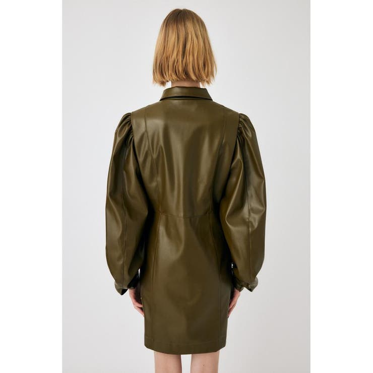 F／LEATHER MINI ワンピース | MOUSSY OUTLET | 詳細画像16 