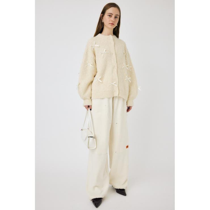 RIBBON FANCY カーディガン | MOUSSY OUTLET | 詳細画像1 