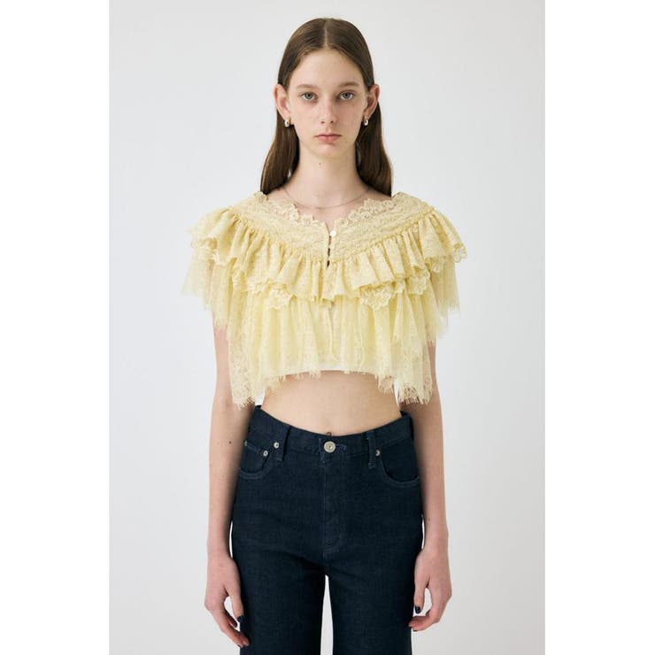 LACE FRILLS トップス | MOUSSY OUTLET | 詳細画像9 