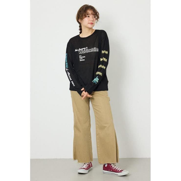 メッセージロングスリーブ Tシャツ | RODEO CROWNS WIDE BOWL | 詳細画像12 