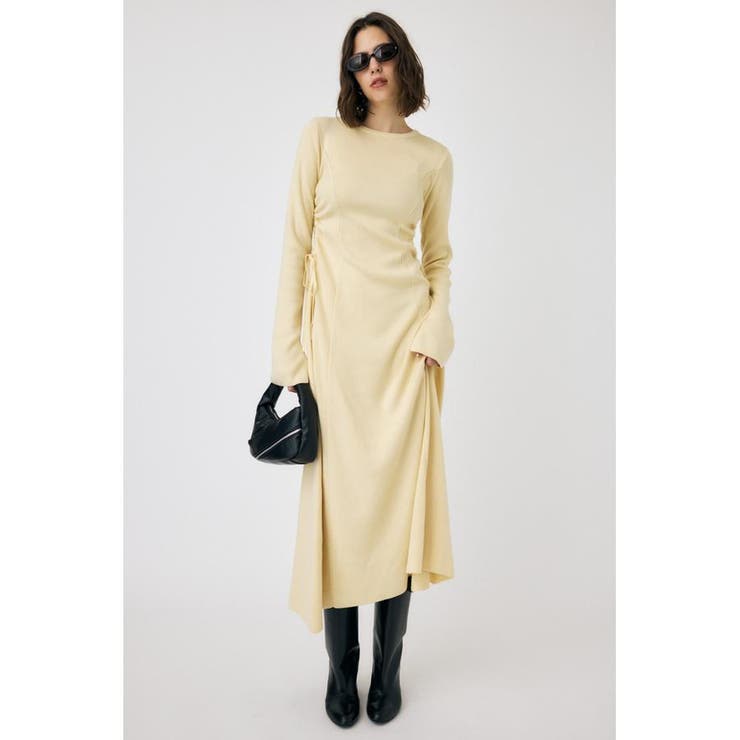 WAIST RIBBON モックネックドレス | MOUSSY OUTLET | 詳細画像11 