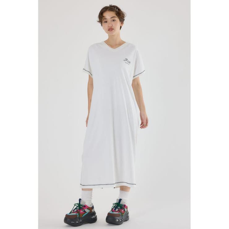 配色ステッチニットコンビワンピース | RODEO CROWNS WIDE BOWL | 詳細画像4 