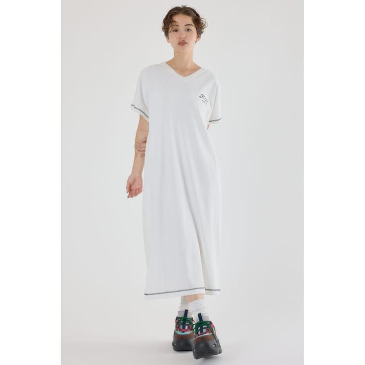 配色ステッチニットコンビワンピース | RODEO CROWNS WIDE BOWL | 詳細画像5 