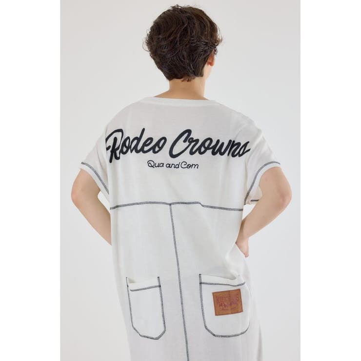 配色ステッチニットコンビワンピース | RODEO CROWNS WIDE BOWL | 詳細画像7 