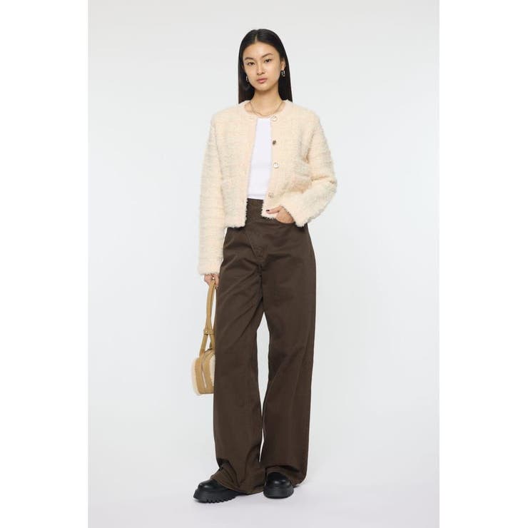 COMPACT KNIT TWEED ジャケット | MOUSSY OUTLET | 詳細画像2 