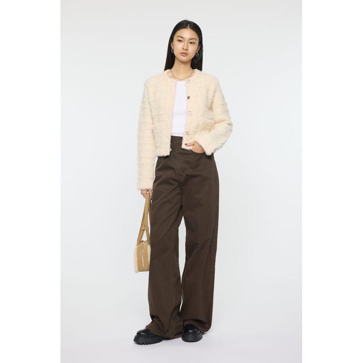COMPACT KNIT TWEED ジャケット | MOUSSY OUTLET | 詳細画像3 