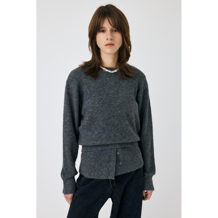 GRY | MULTIWAY KNIT セットアップ | MOUSSY OUTLET