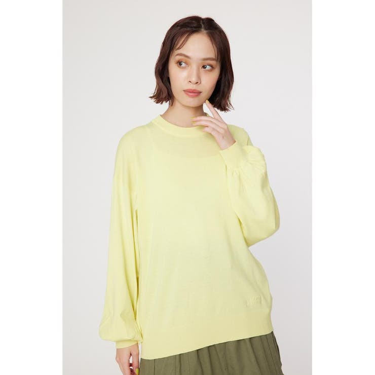 L/YEL1 | COOL&SMOOTH 袖ボリュームトップス | RODEO CROWNS WIDE BOWL