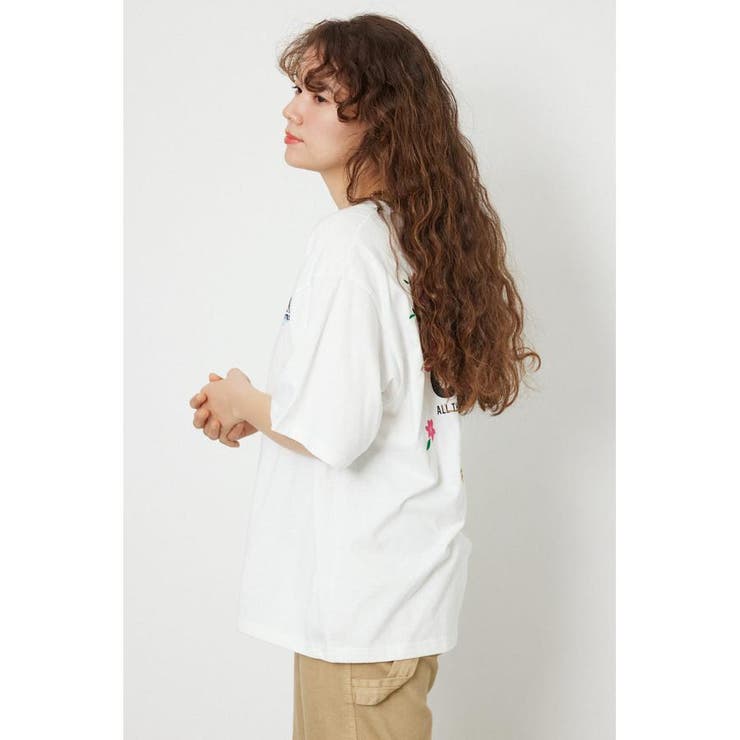Flower Bloom Embroidery Tシャツ | RODEO CROWNS WIDE BOWL | 詳細画像2 