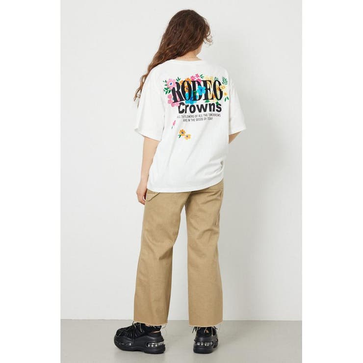 Flower Bloom Embroidery Tシャツ | RODEO CROWNS WIDE BOWL | 詳細画像6 