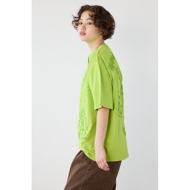 クレヨンタッチ同色発泡プリントTシャツ | RODEO CROWNS WIDE BOWL | 詳細画像27 