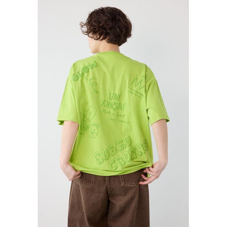 クレヨンタッチ同色発泡プリントTシャツ | RODEO CROWNS WIDE BOWL | 詳細画像28 
