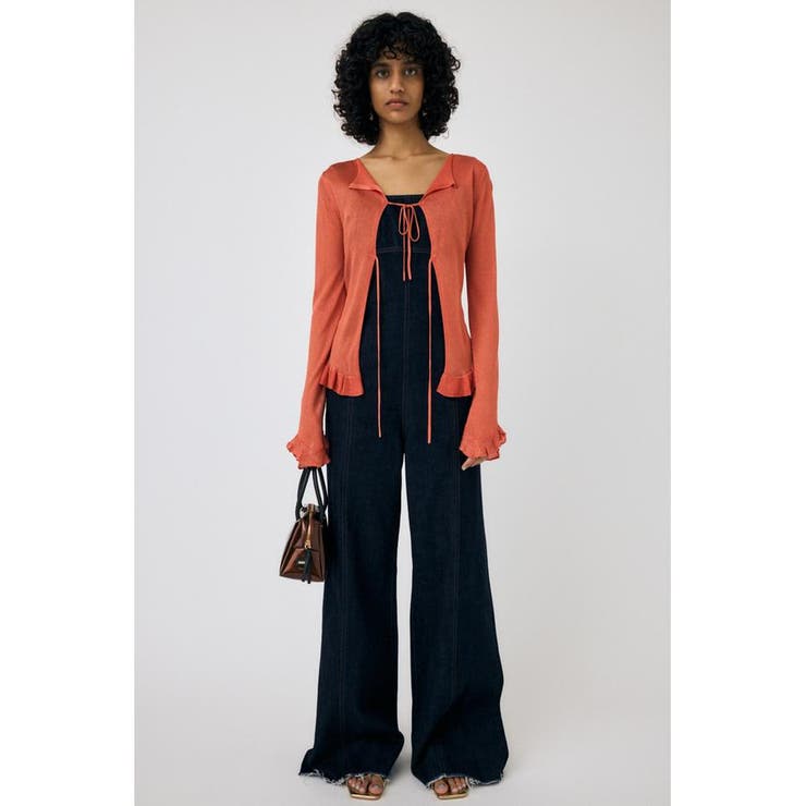 OPEN NECK SHEER カーディガン | MOUSSY OUTLET | 詳細画像4 
