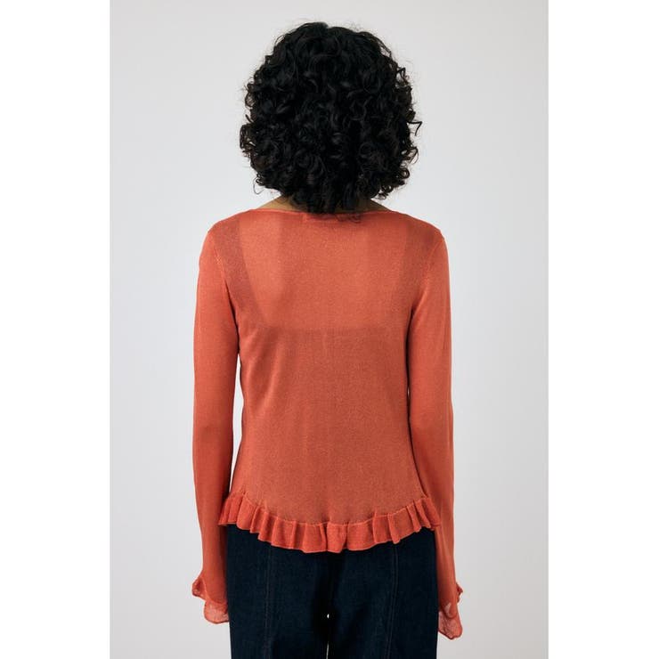 OPEN NECK SHEER カーディガン | MOUSSY OUTLET | 詳細画像8 