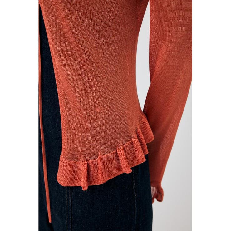 OPEN NECK SHEER カーディガン | MOUSSY OUTLET | 詳細画像12 