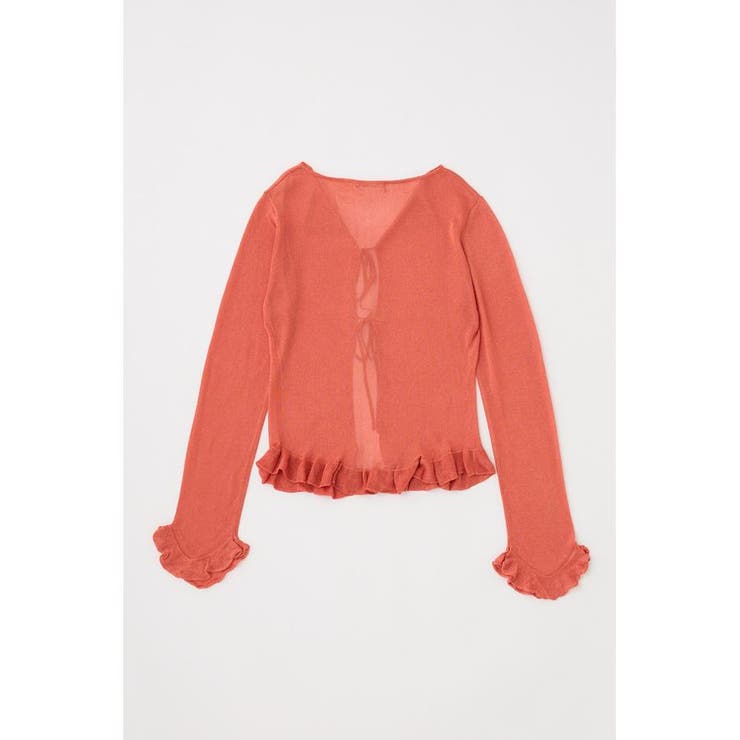 OPEN NECK SHEER カーディガン | MOUSSY OUTLET | 詳細画像15 