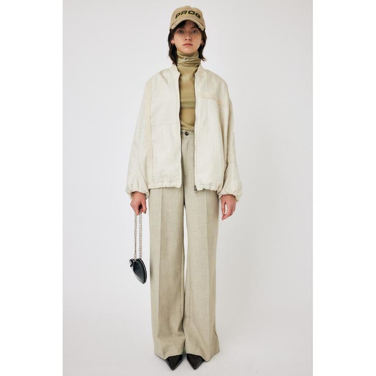 BEG | CENTER PRESS FLARE パンツ | MOUSSY OUTLET