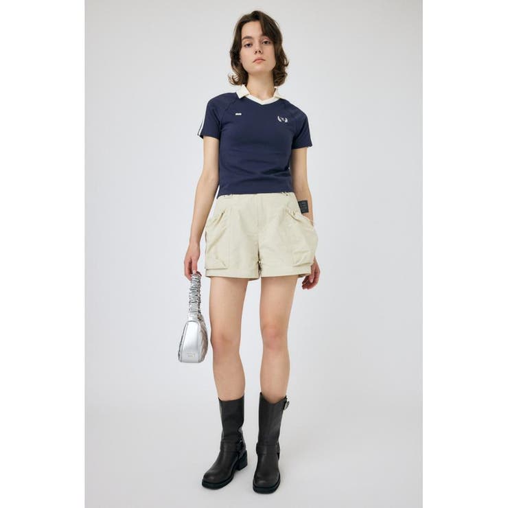 ECRU | DRAWSTRING POCKET ショーツ | MOUSSY OUTLET