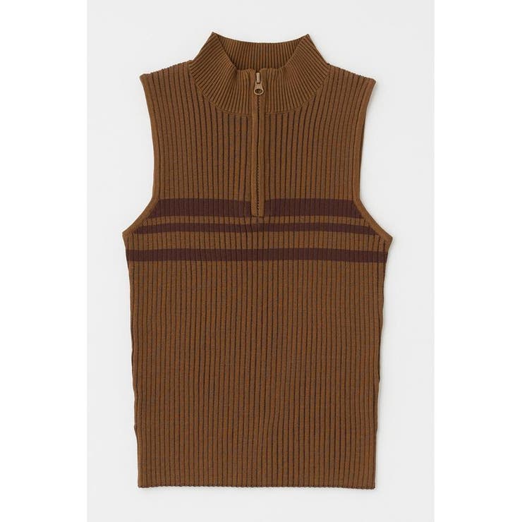 MOCK NECK ハーフジップトップス | MOUSSY OUTLET | 詳細画像6 