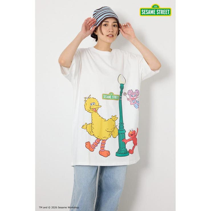 O/WHT1 | (SESAME STREET)Tワンピース | RODEO CROWNS WIDE BOWL