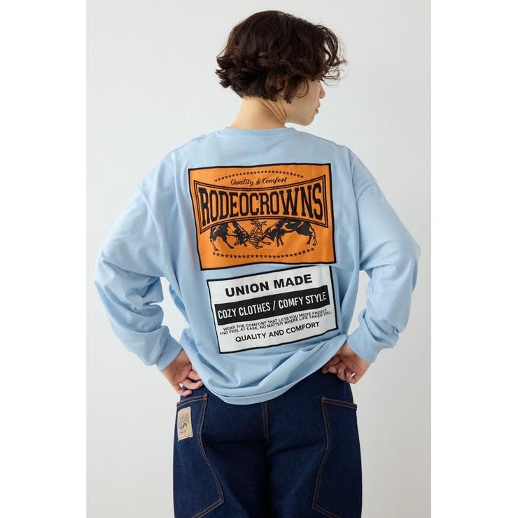 パッチデザインロングスリーブ Tシャツ | RODEO CROWNS WIDE BOWL | 詳細画像31 