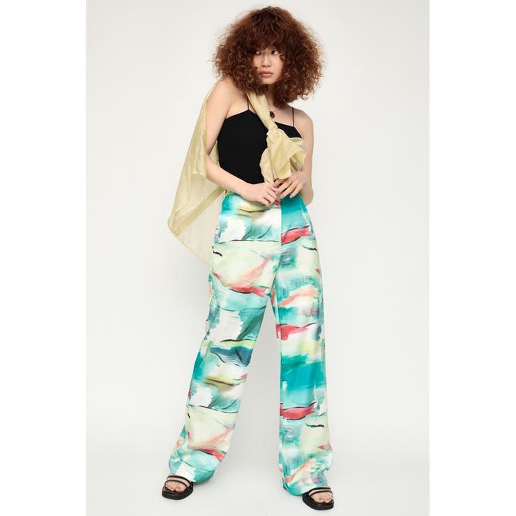 SOUTH GARDEN SATIN パンツ[品番：BJLW0022856]｜SLY OUTLET