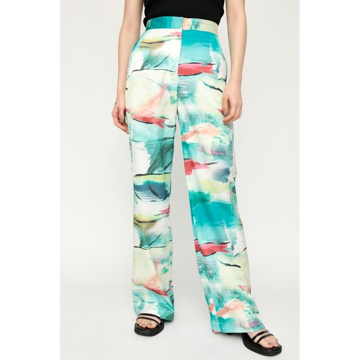 SOUTH GARDEN SATIN パンツ | SLY OUTLET | 詳細画像2 