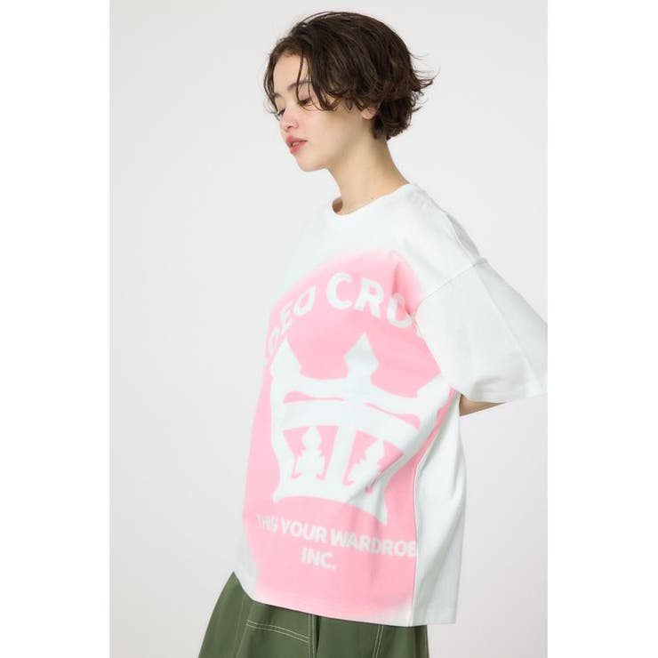 クラウン ハーフトーン Tシャツ | RODEO CROWNS WIDE BOWL | 詳細画像2 