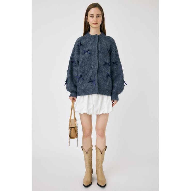 RIBBON FANCY カーディガン | MOUSSY OUTLET | 詳細画像9 