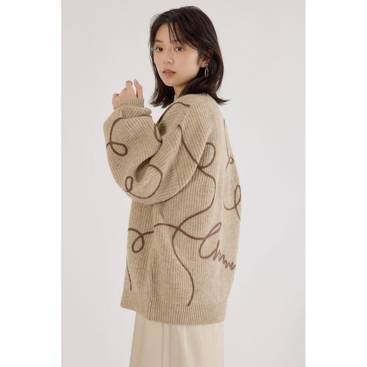 Embroideryラインロゴニットトップス | RODEO CROWNS WIDE BOWL | 詳細画像16 