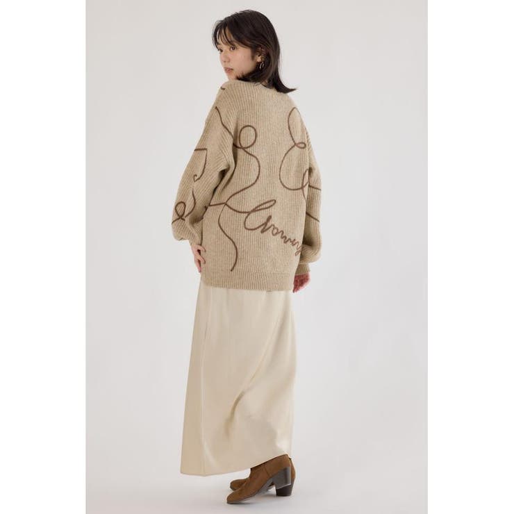 Embroideryラインロゴニットトップス | RODEO CROWNS WIDE BOWL | 詳細画像19 