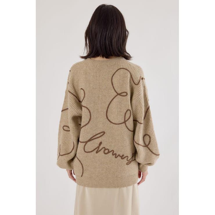 Embroideryラインロゴニットトップス | RODEO CROWNS WIDE BOWL | 詳細画像22 