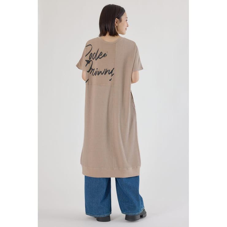 2way ワッフルコンビカットロングワンピース | RODEO CROWNS WIDE BOWL | 詳細画像13 