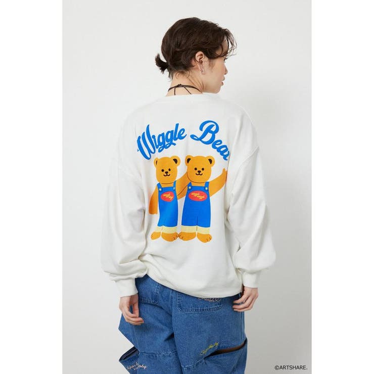 (wiggle wiggle)モチーフスウェットトップス | RODEO CROWNS WIDE BOWL | 詳細画像4 