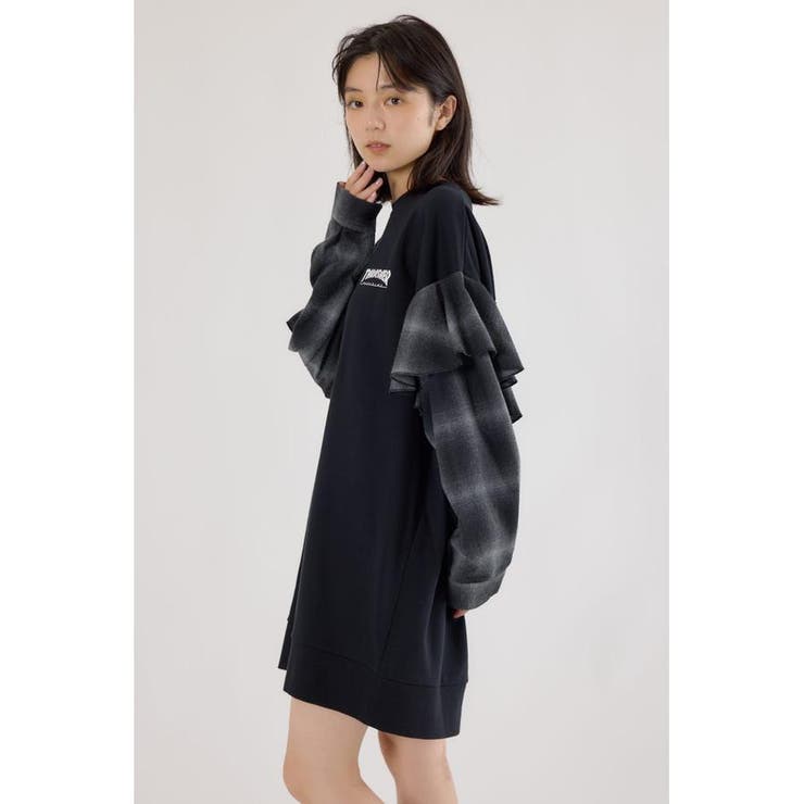 (THRASHER) リメイクスウェットワンピース | RODEO CROWNS WIDE BOWL | 詳細画像3 