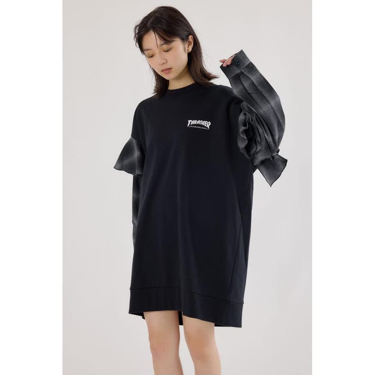 (THRASHER) リメイクスウェットワンピース | RODEO CROWNS WIDE BOWL | 詳細画像5 