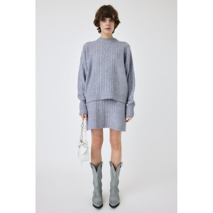 RIB CABLE ミニスカート | MOUSSY OUTLET | 詳細画像22 