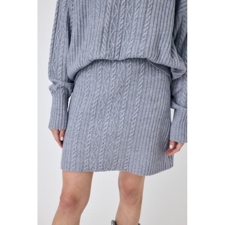 RIB CABLE ミニスカート | MOUSSY OUTLET | 詳細画像23 